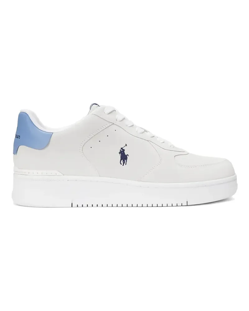 Ralph Lauren logo-embroidered sneakers - Weiß Weiß