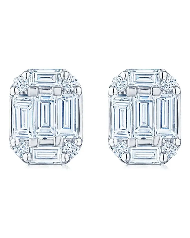 KWIAT 18kt Weißgoldohrstecker mit Diamanten - Silber Silber