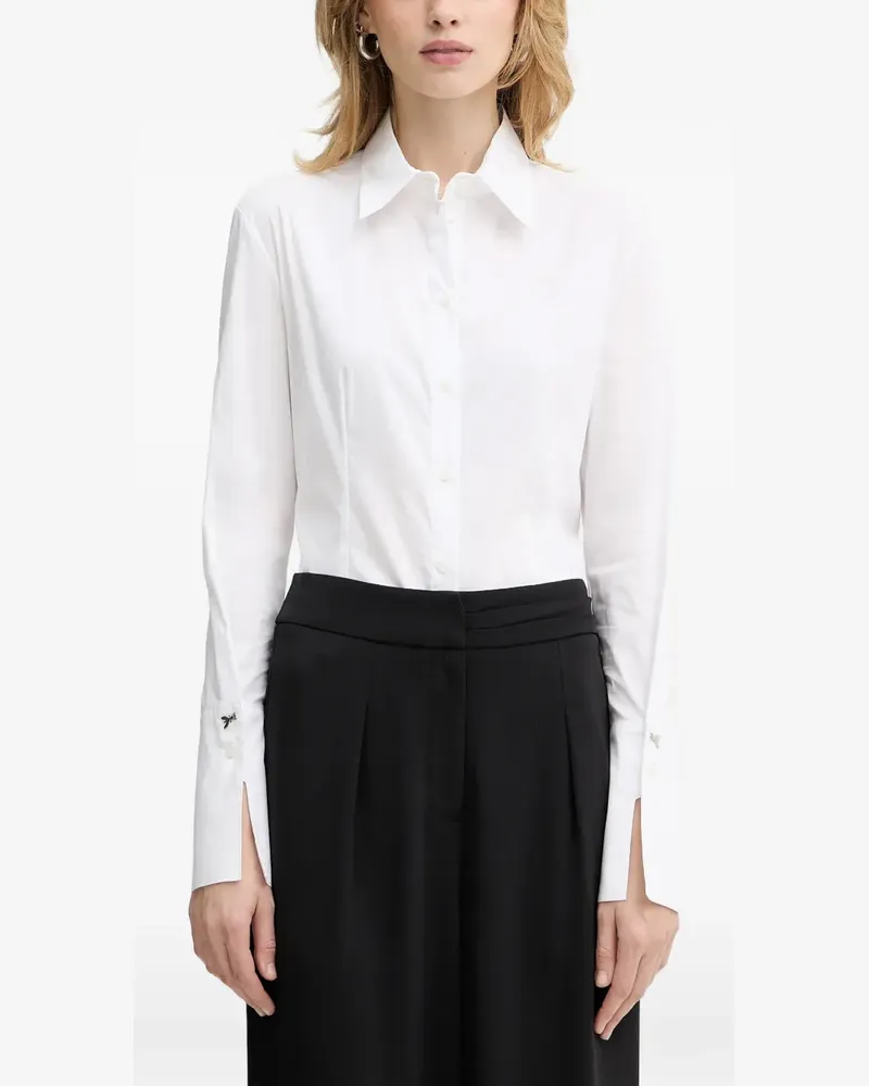 Patrizia Pepe Geknöpftes Hemd - Weiß Weiß