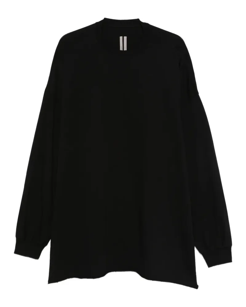Rick Owens Langärmeliges T-Shirt - Schwarz Schwarz