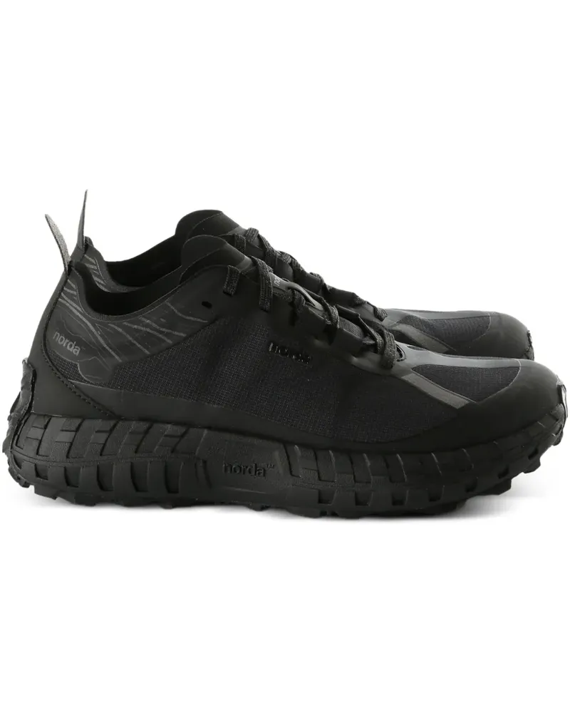 Norda Sneakers mit Einsätzen - Schwarz Schwarz