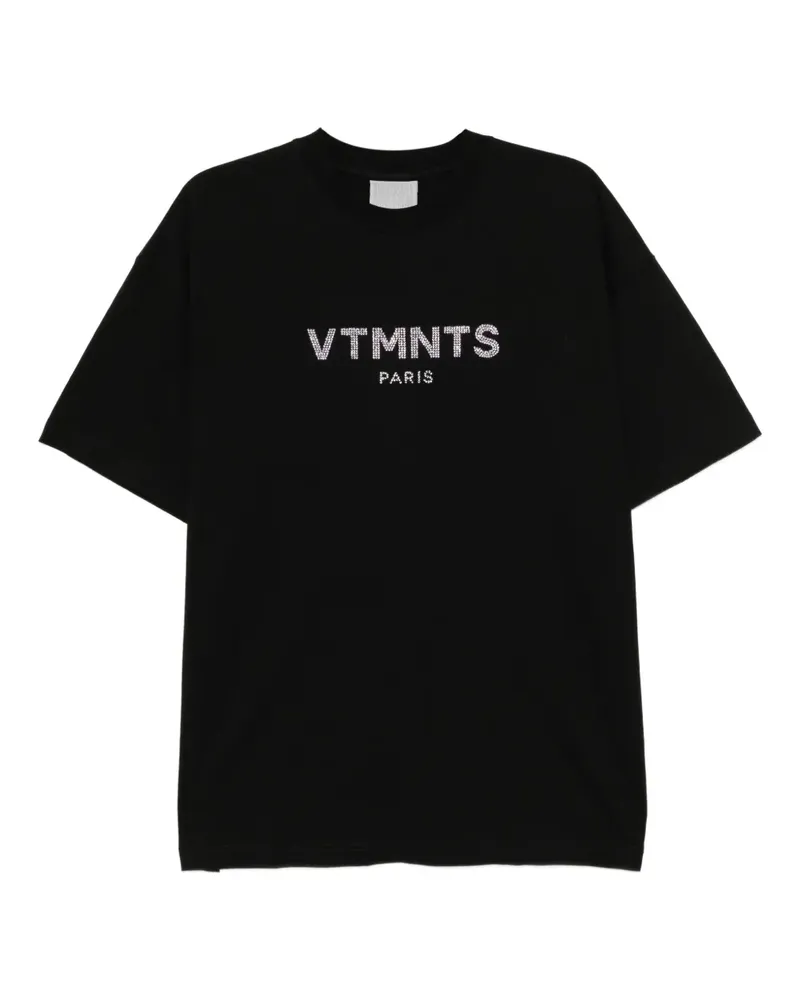 VETEMENTS Klassisches T-Shirt - Schwarz Schwarz