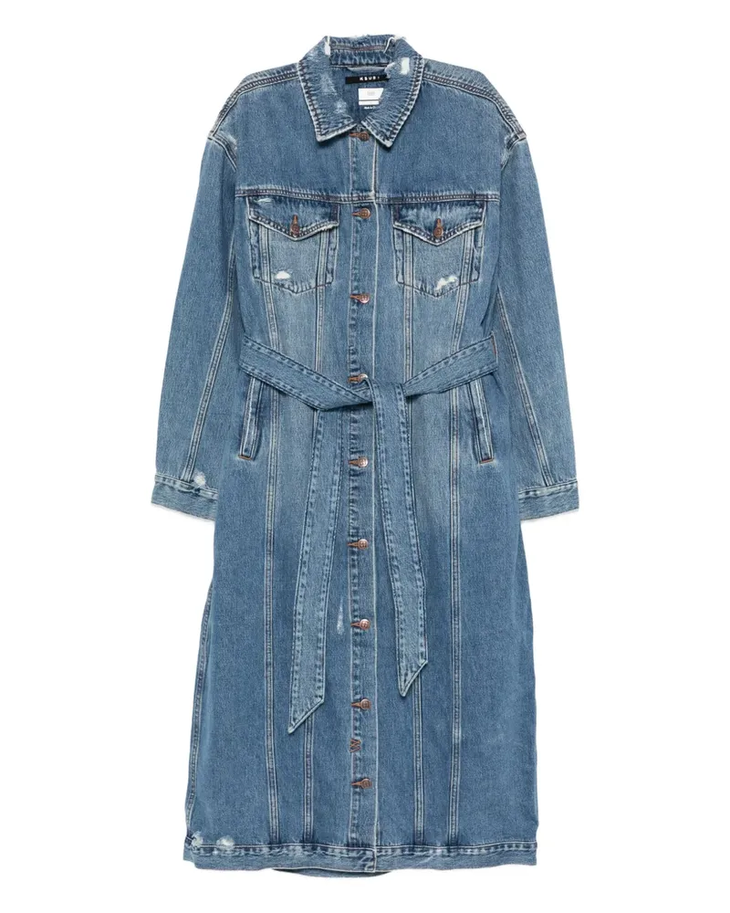 ksubi Trucker Relik distressed coat - Blau Blau