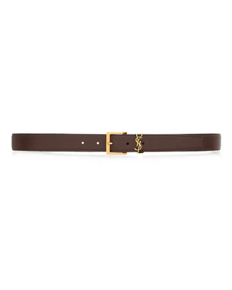 Saint Laurent Cassandre Gürtel - Braun Braun