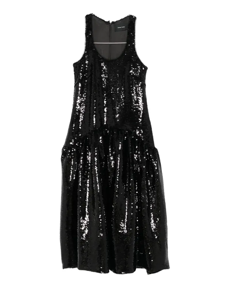 Simone Rocha sequin-embellishment midi dress - Schwarz Schwarz
