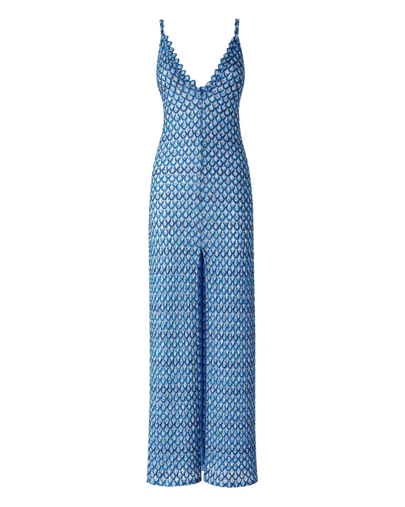 Missoni Gestricktes Kleid - Blau Blau