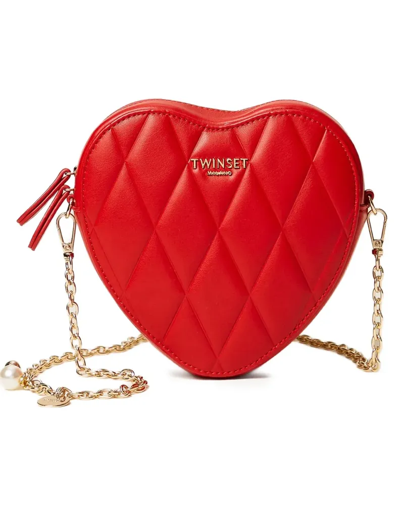 Twin-Set Mini Tasche mit Steppung - Rot Rot