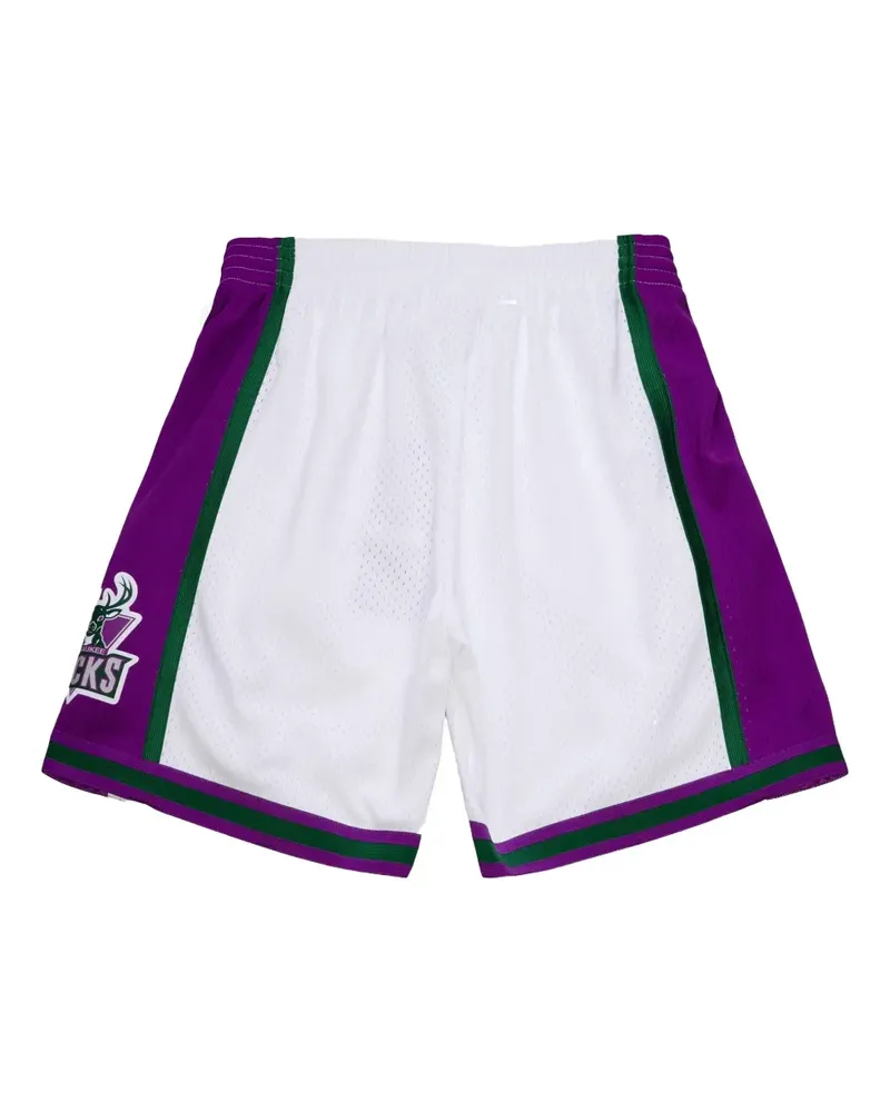 Mitchell & Ness x NBA Milwaukee Bucks 1996-97 Shorts - Weiß Weiß