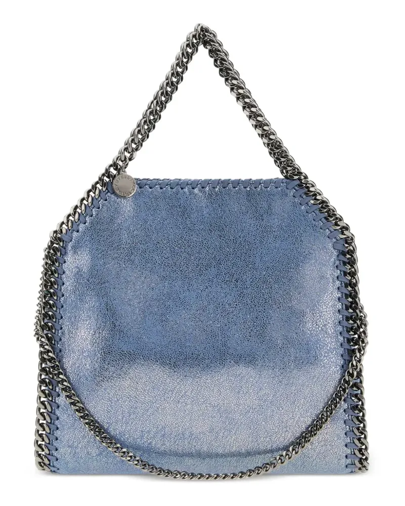 Stella McCartney Falabella iridescent mini tote bag - Blau Blau