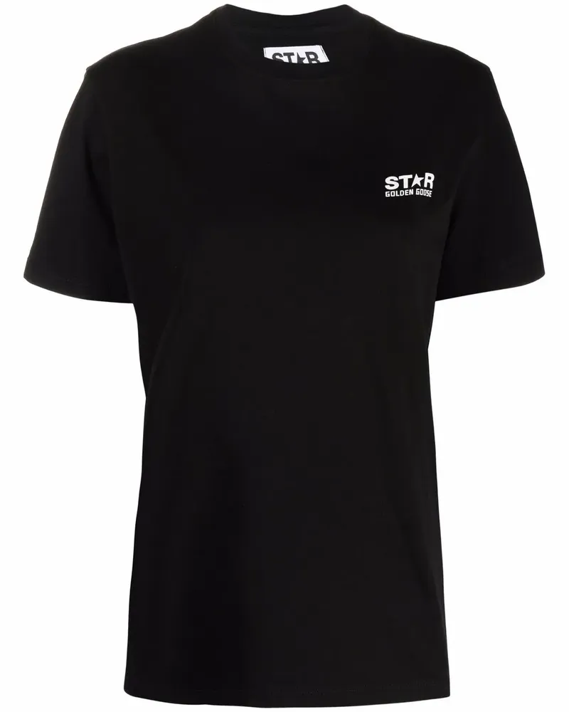 Golden Goose Black Star Collection T-Shirt - Schwarz Schwarz