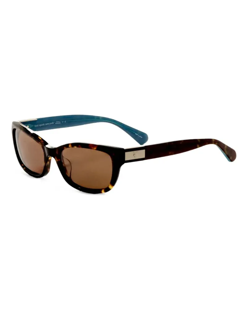 Kate Spade Eckige Brille in Schildpattoptik - Braun Braun