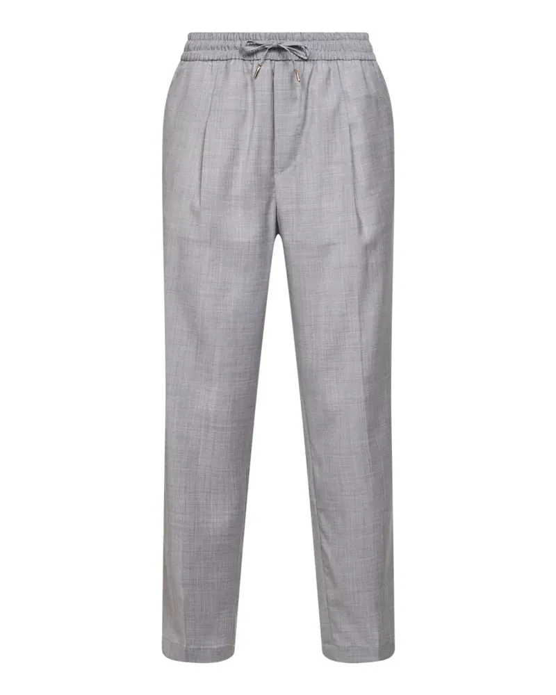 Briglia 1949 drawstring pleated trousers - Grau Grau