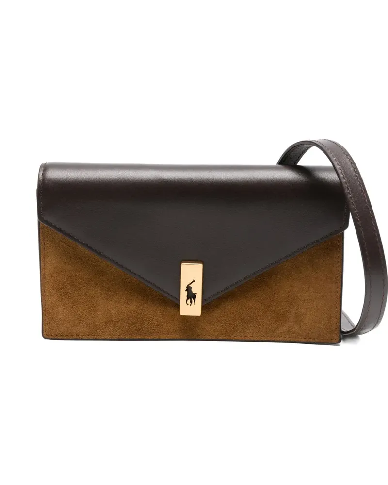 Ralph Lauren Clutch aus Wildleder - Braun Braun