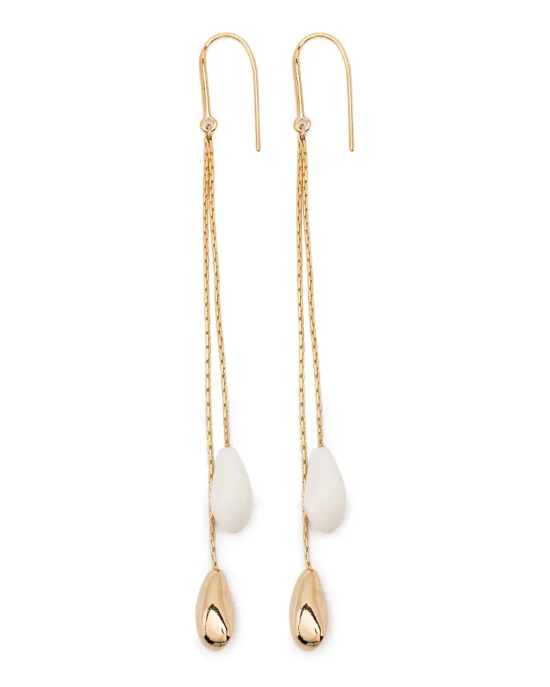 Isabel Marant Imala Tropfenohrringe mit goldfarbener Kette Gold