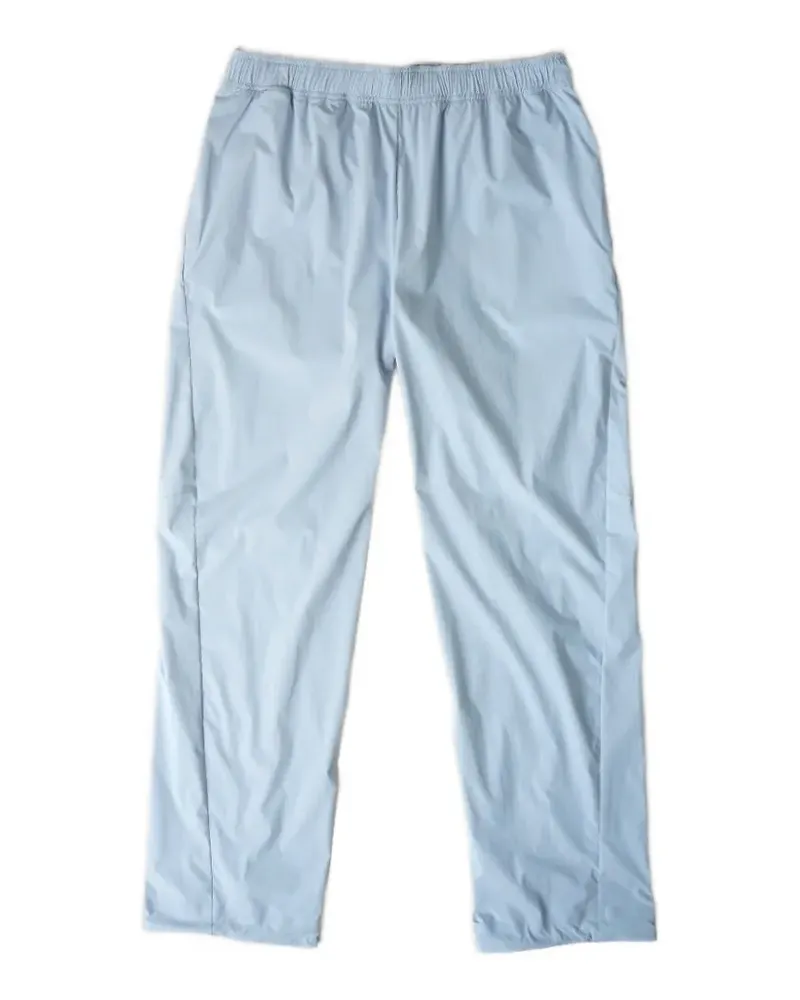 Stone Island drawstring embroidered track pants - Blau Blau