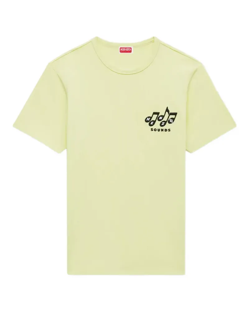 Kenzo Sounds T-Shirt mit Stickerei - Grün Grün