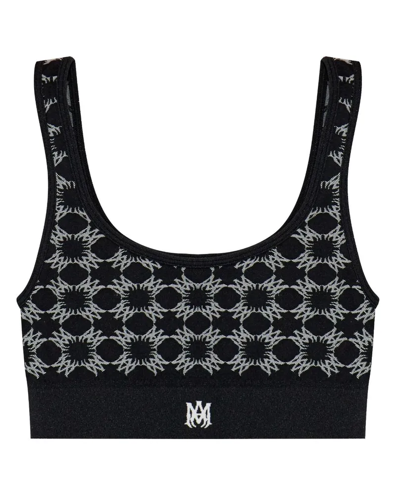 Amiri Ma Quad BH mit Monogramm - Schwarz Schwarz