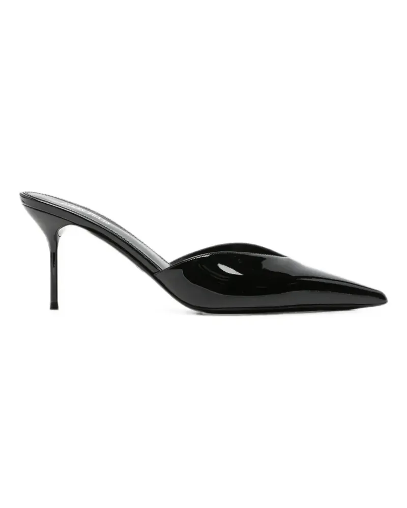 Paris Texas Lidia patent-leather pointed-toe mules - Schwarz Schwarz