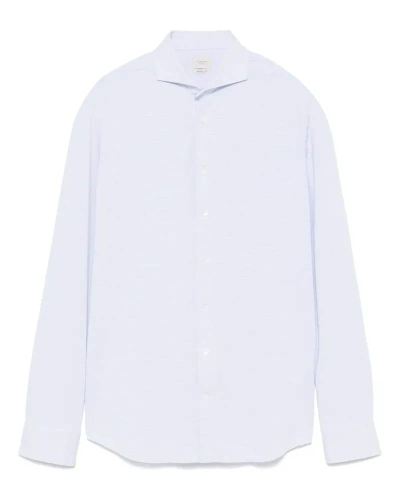 Traiano Milano Klassisches Hemd - Blau Blau