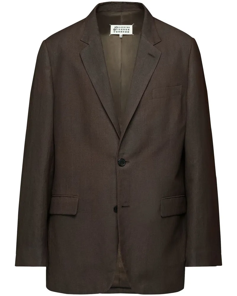 Maison Margiela Einreihiges Sakko - Braun Braun