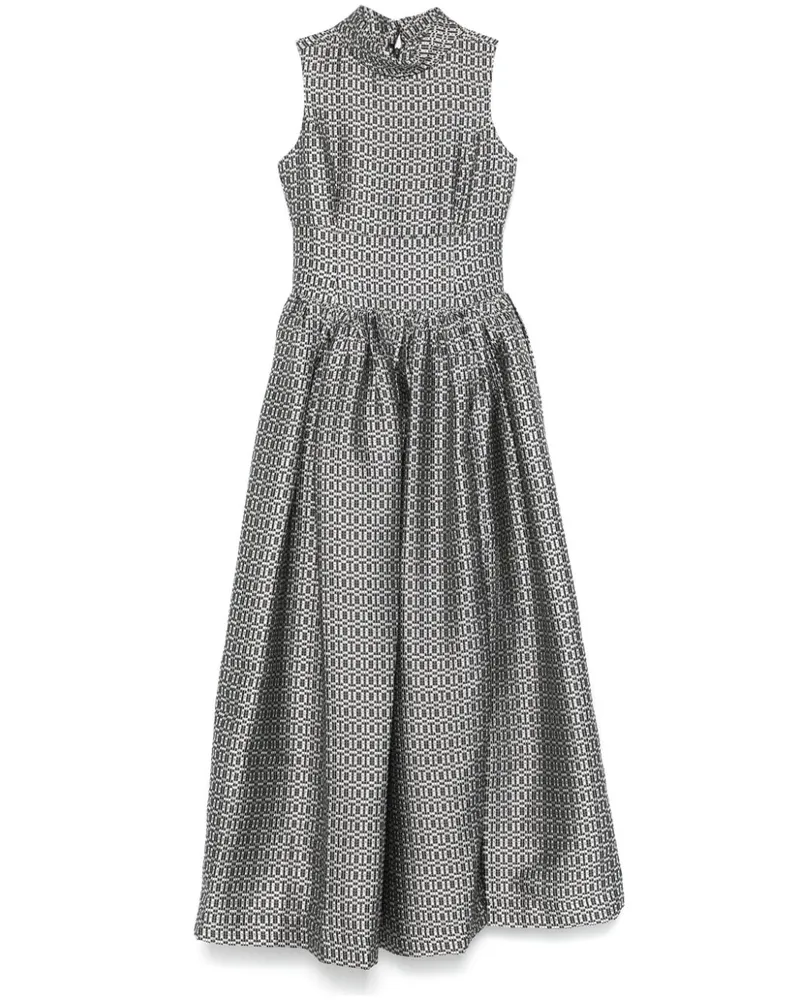 Baruni Adaeh Maxikleid - Schwarz Schwarz