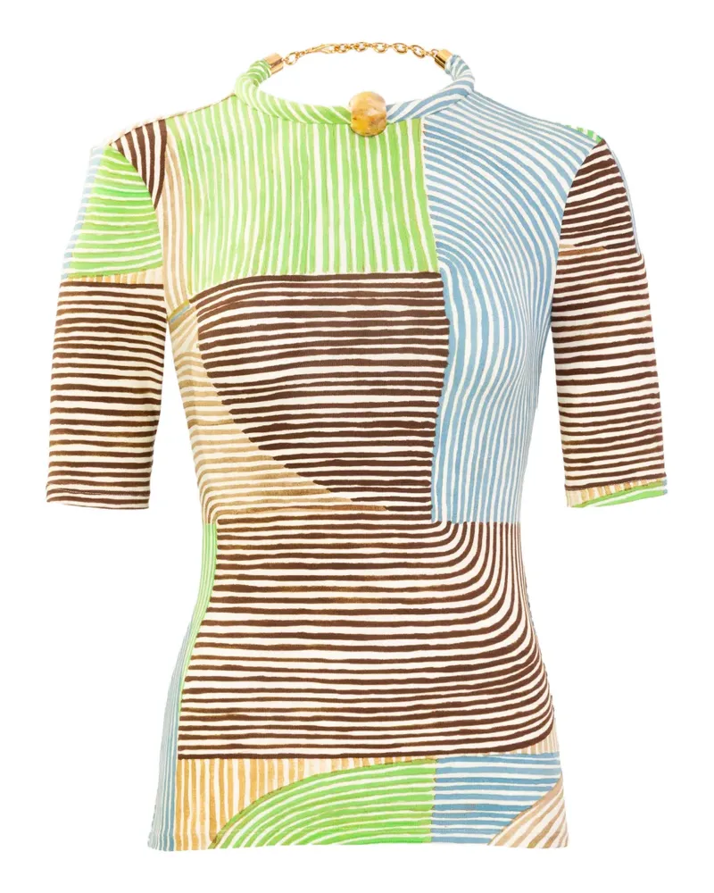 Silvia Tcherassi Varinia T-shirt - Grün Grün