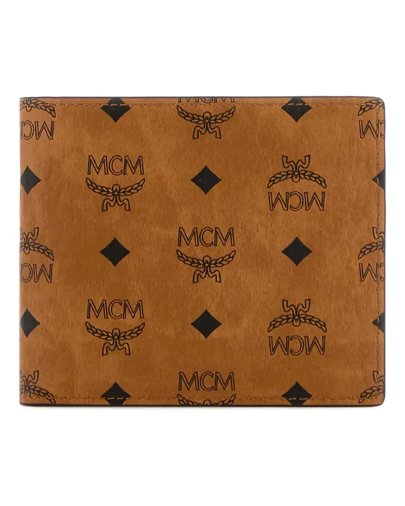 MCM Visetos monogram wallet - Braun Braun