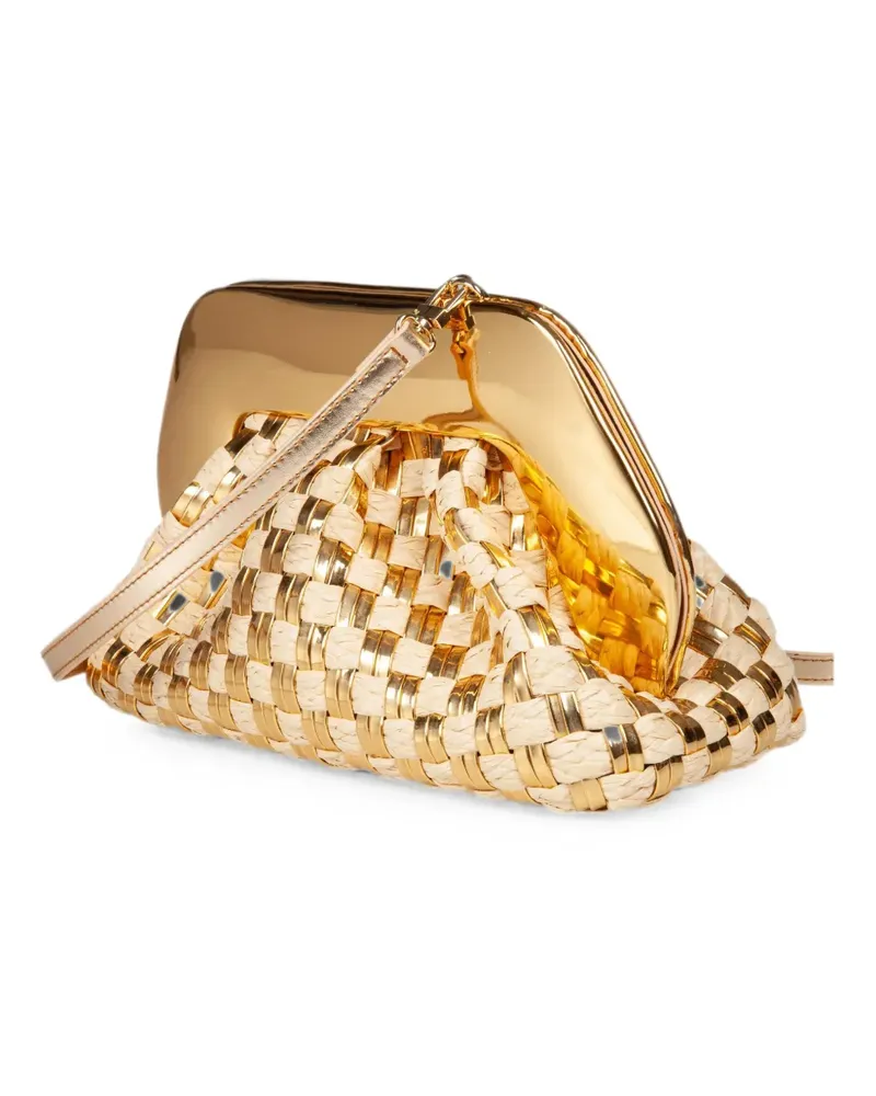 THEMOIRÈ Gewebte Tia Clutch - Gold Gold