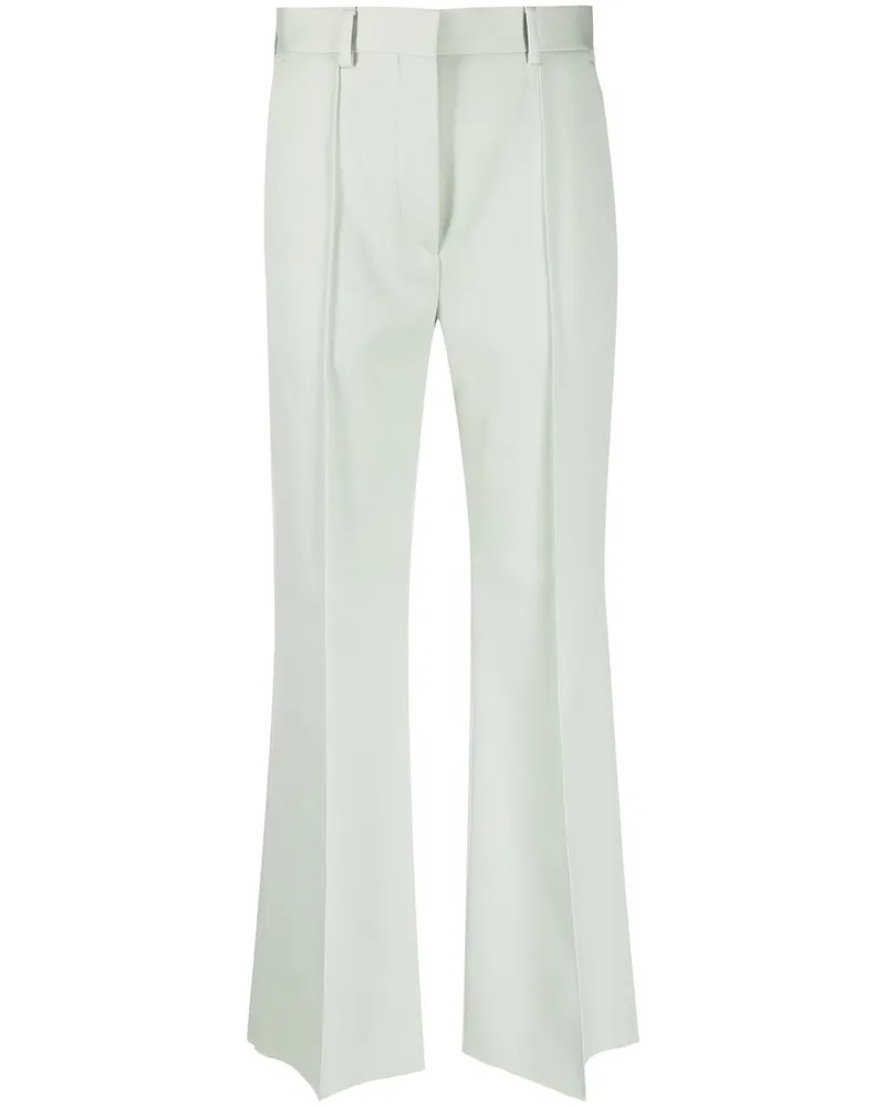 Lanvin Ausgestellte Cropped-Hose - Grün Grün
