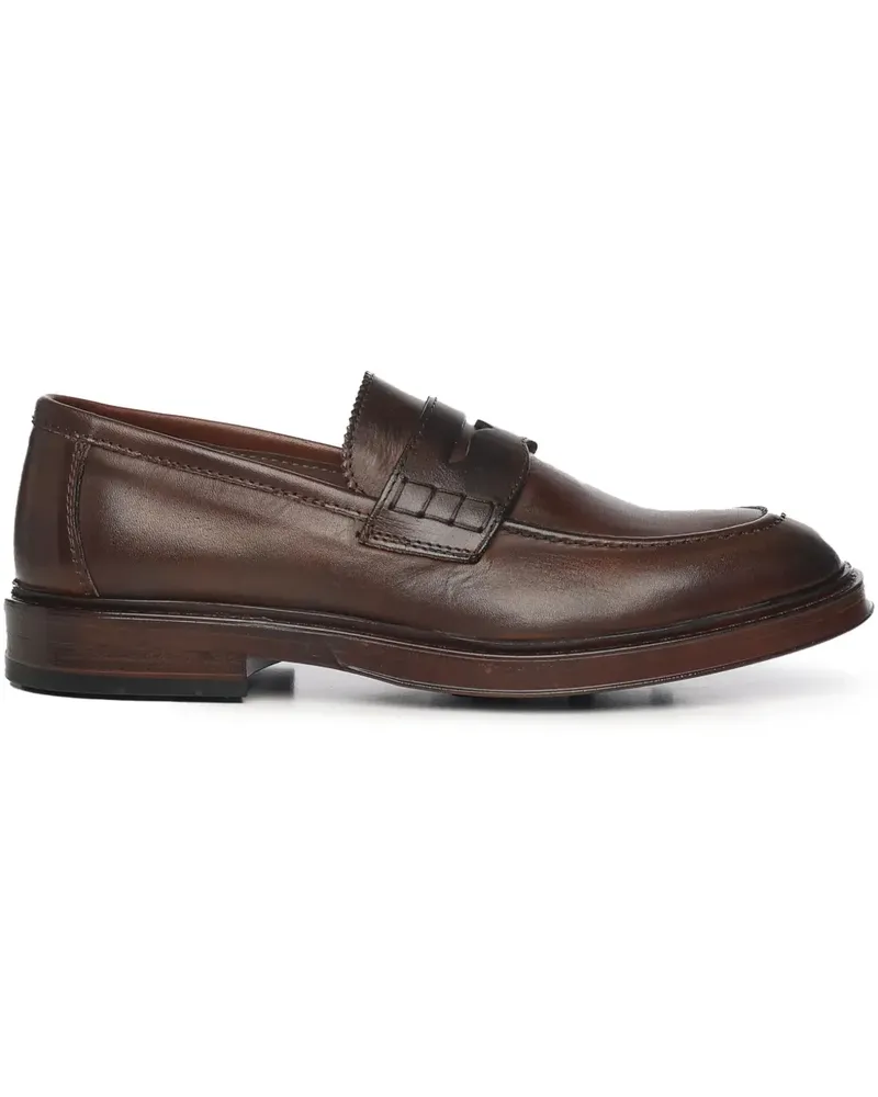 Giuliano Galiano Loafer mit runder Kappe - Braun Braun