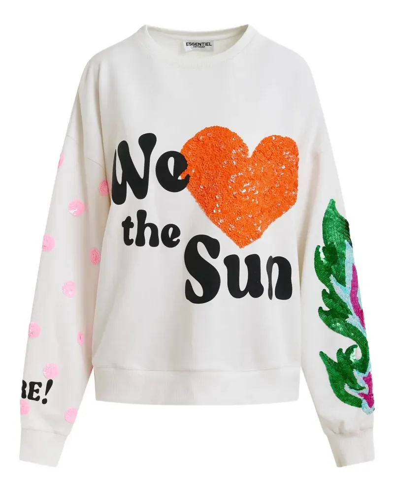 Essentiel Inexperience Sweatshirt - Weiß Weiß