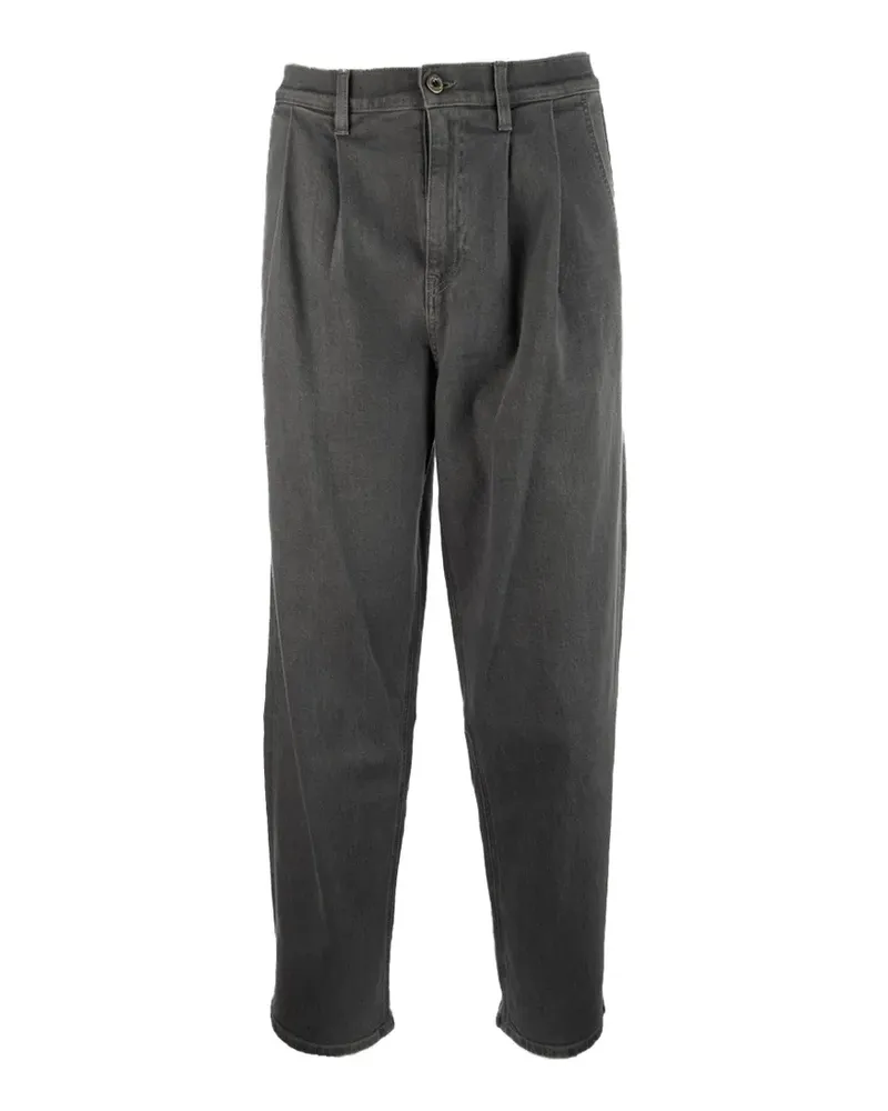 PENCE pleated denim jeans - Grau Grau