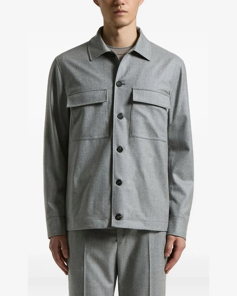 Peserico pocket jacket - Grau Grau