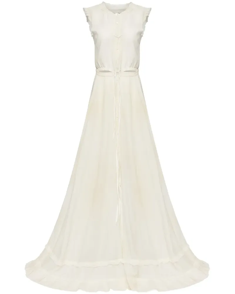 Maison Margiela Abendkleid aus Baumwolle - Nude Nude