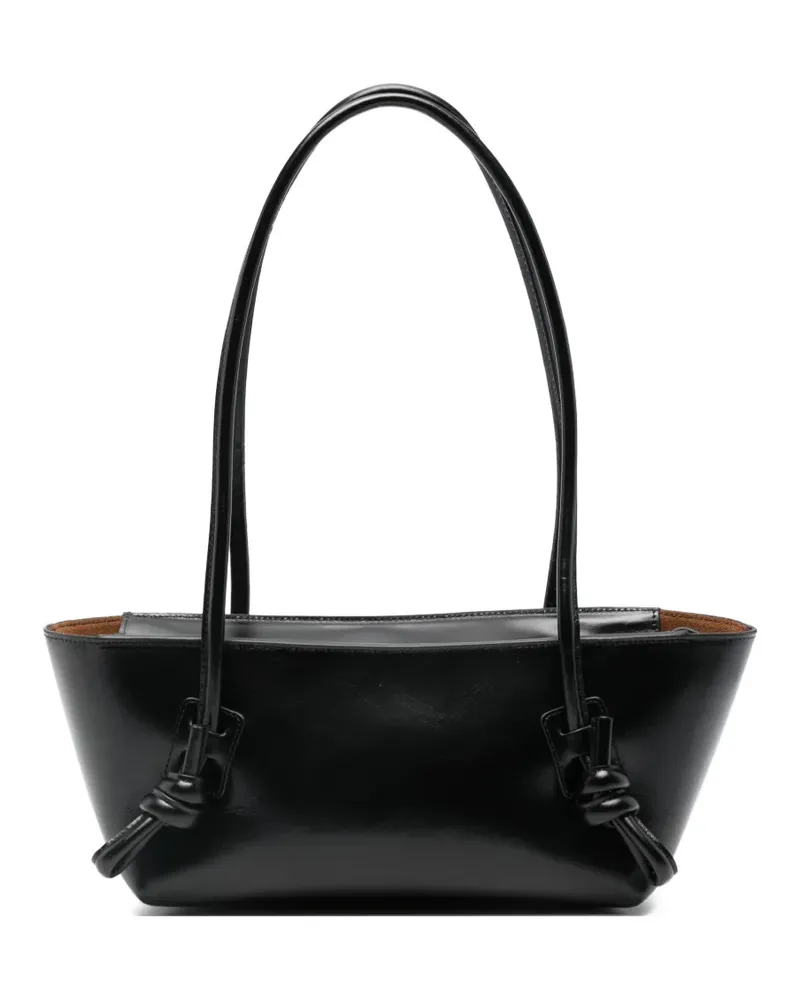 HEREU Fleca Schultertasche mit Knoten - Schwarz Schwarz