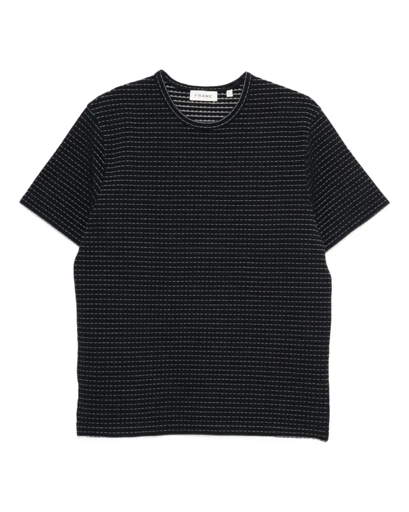 Frame Denim Gestreiftes T-Shirt - Blau Blau