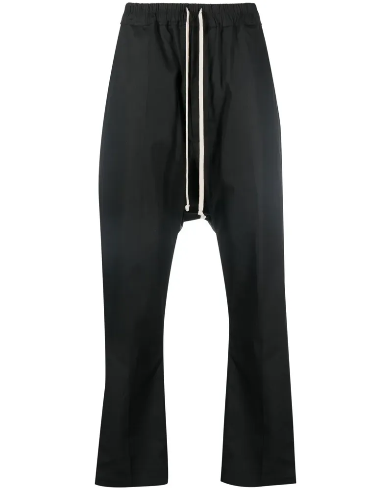 Rick Owens Hose mit tiefem Schritt - Schwarz Schwarz