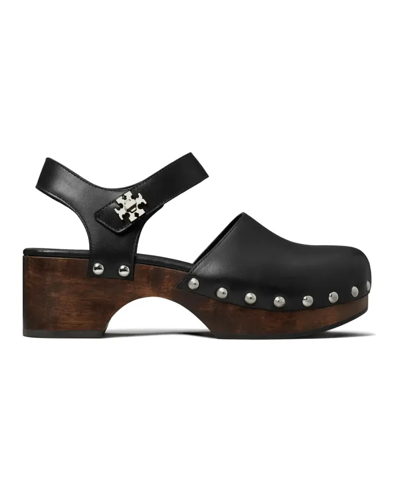 Tory Burch turnlock clogs - Schwarz Schwarz