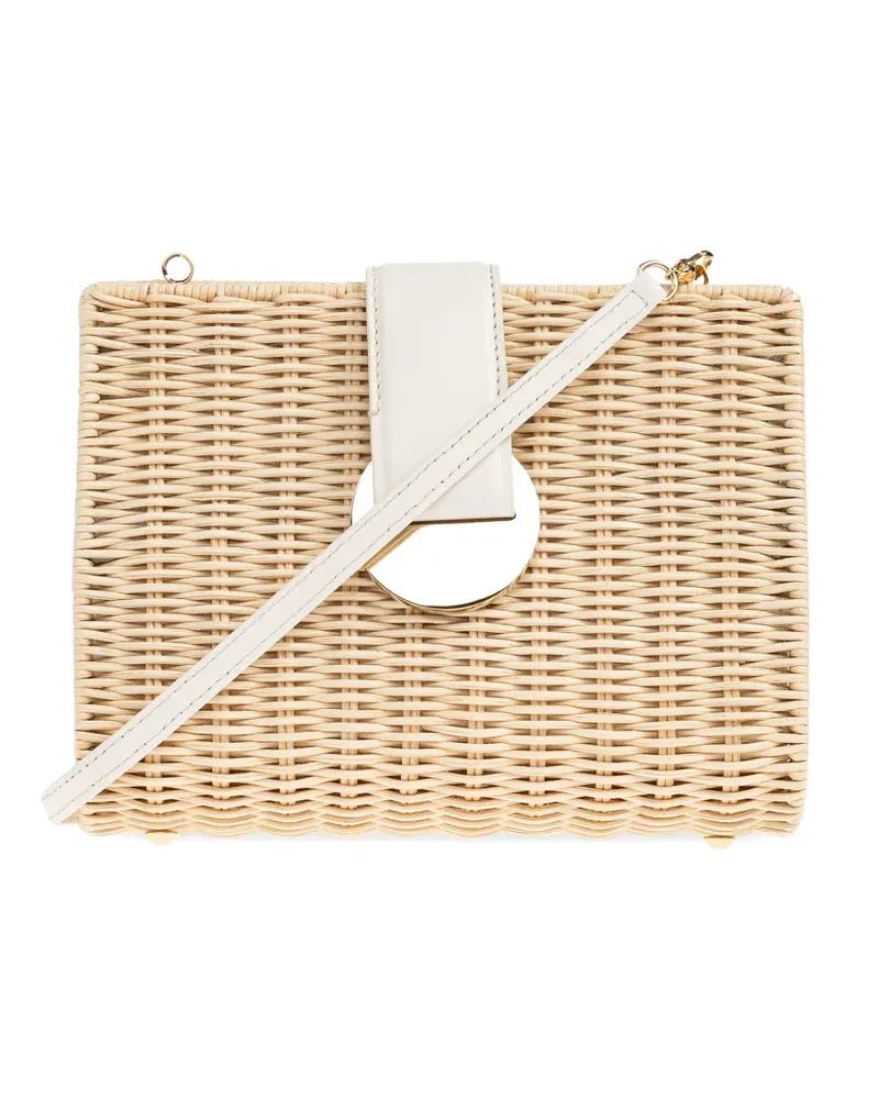 Rodo woven tote bag - Nude Nude