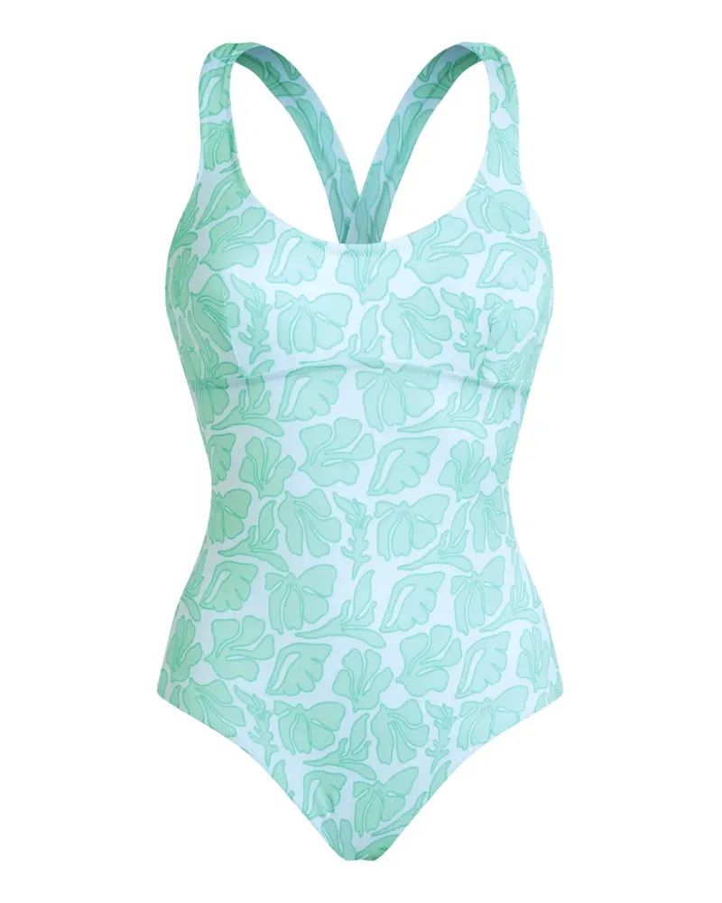 Vilebrequin crossed-back swimsuit - Grün Grün