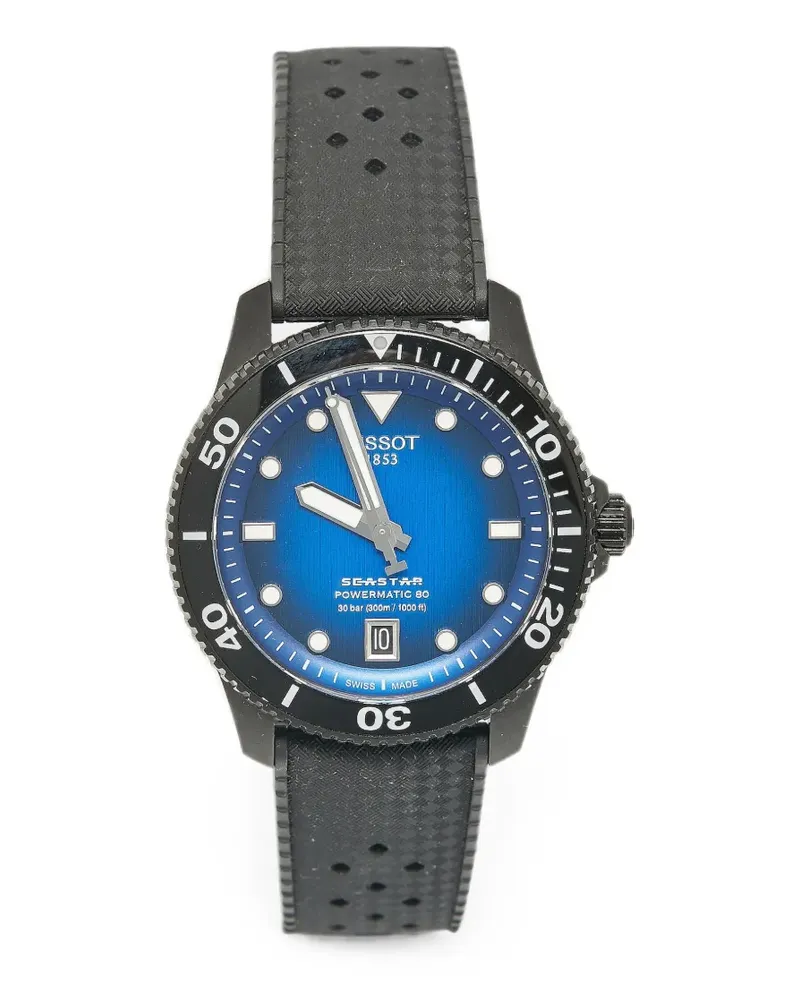 Tissot Seastar 1000 PVD-coated 40mm watch - Blau Blau
