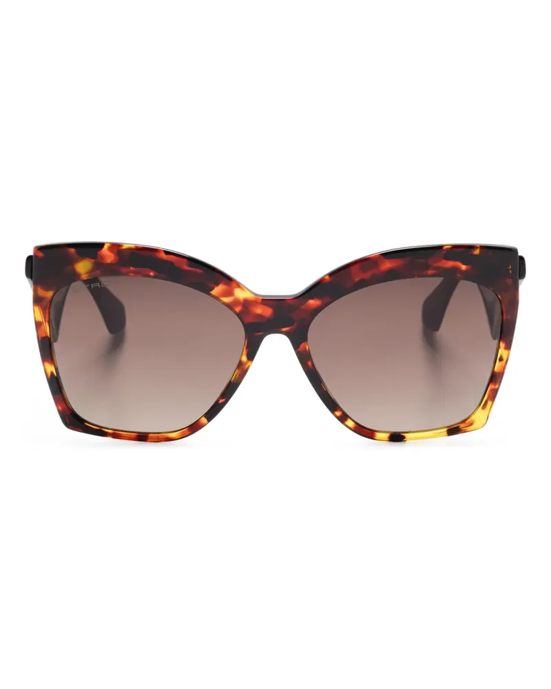 Etro Sonnenbrille mit Oversized-Gestell - Schwarz Schwarz