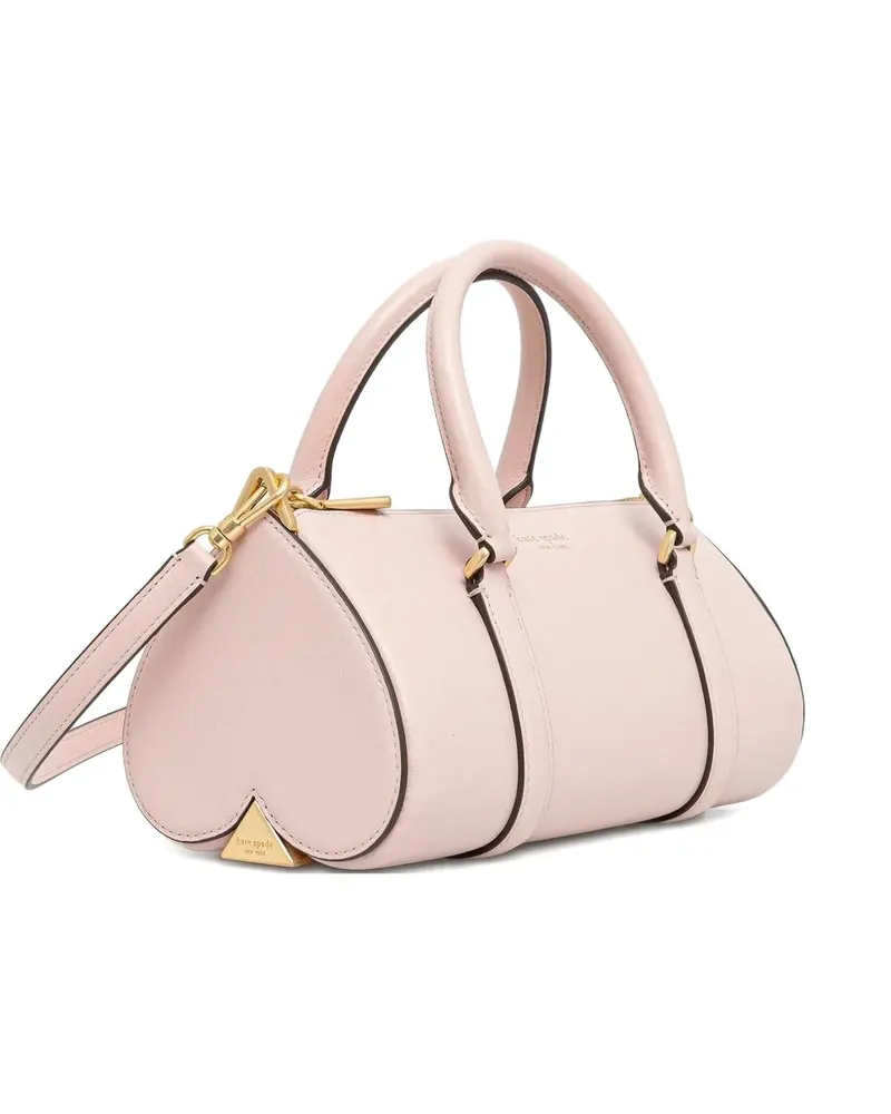 Kate Spade Kleine Icon Barrel Umhängetasche in Herzform - Rosa Rosa