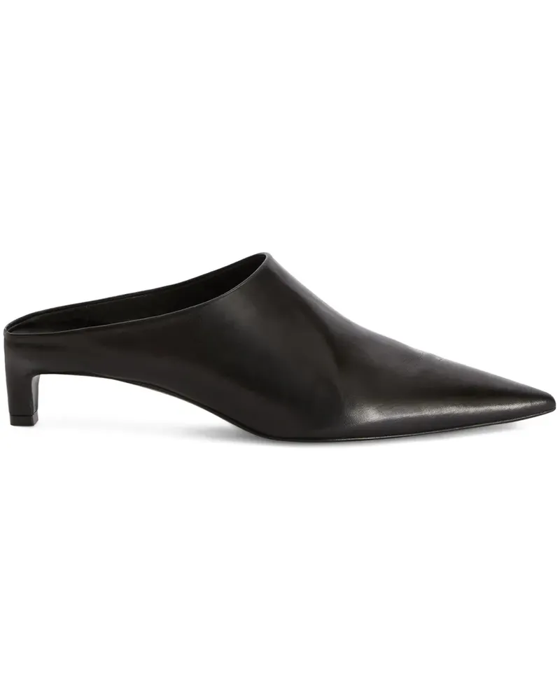 Jil Sander Klassische Mules - Schwarz Schwarz