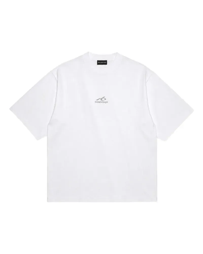 Balenciaga Mittelgroßes Bodies T-Shirt in Weiß Weiß