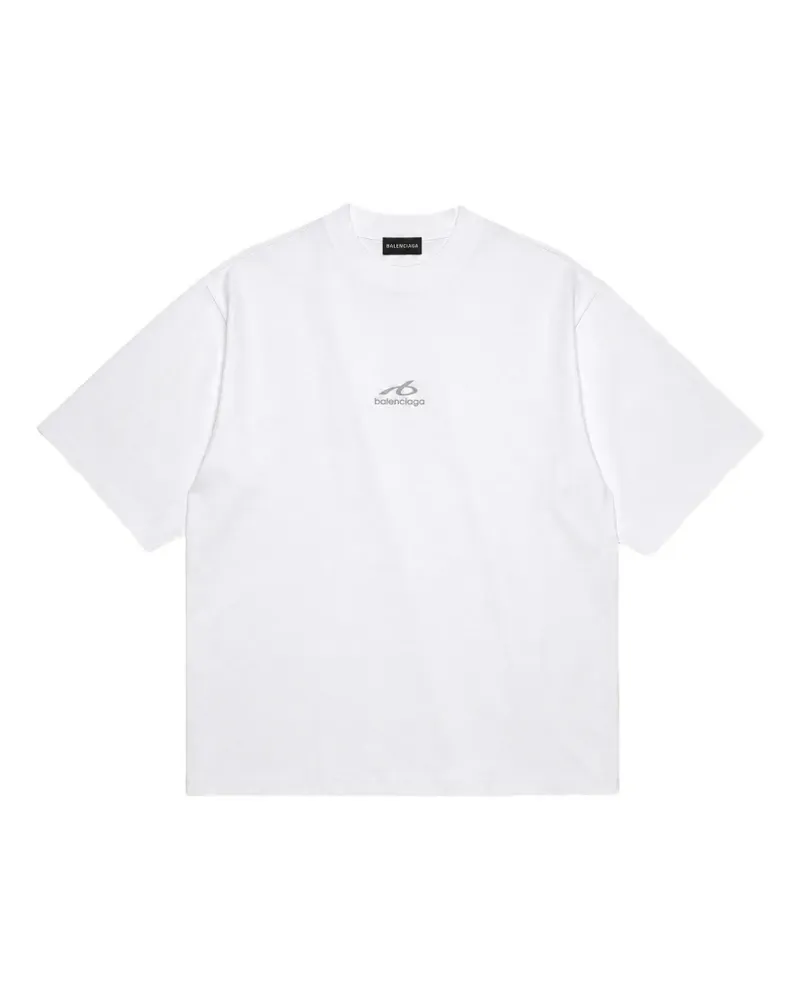 Balenciaga Bodies logo-print dropped-shoulder T-shirt - Weiß Weiß