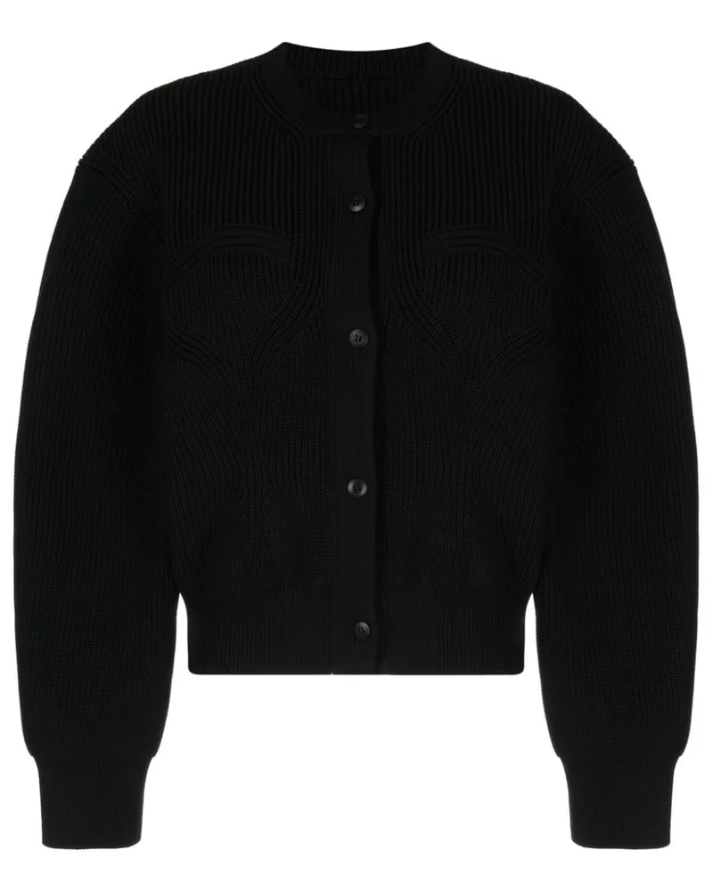 JNBY Gerippter Cardigan - Schwarz Schwarz