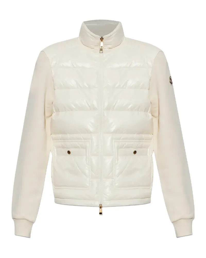 Moncler Daunenjacke mit gesteppten Einsätzen - Weiß Weiß