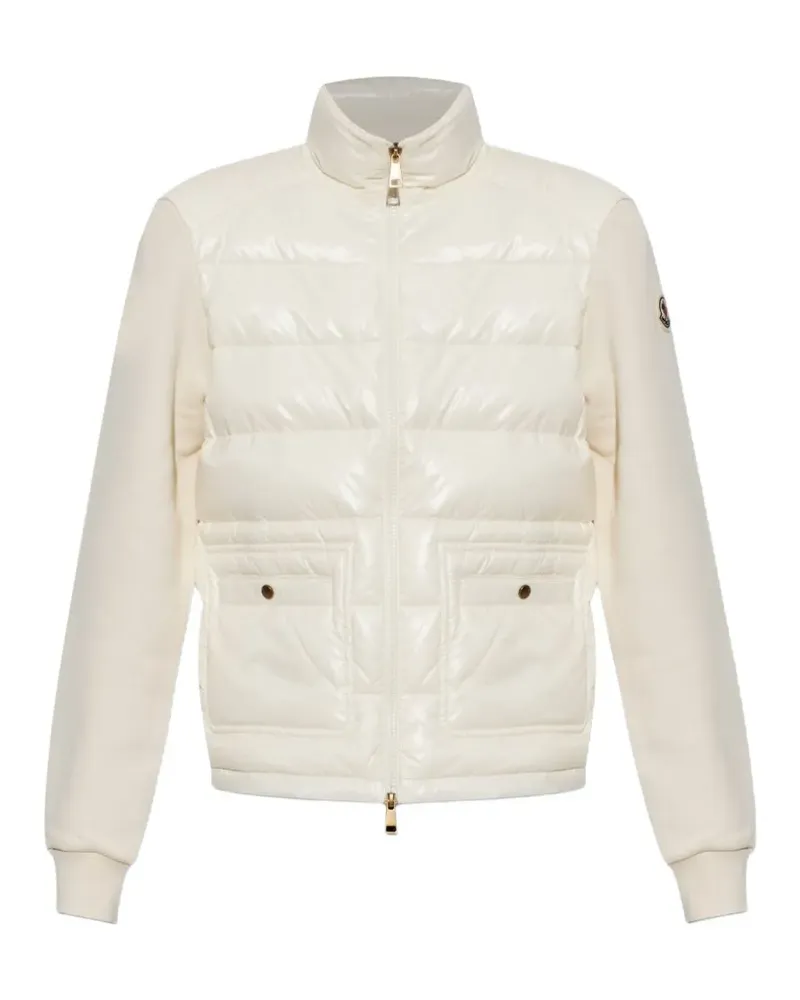 Moncler Daunenjacke mit gesteppten Einsätzen - Weiß Weiß