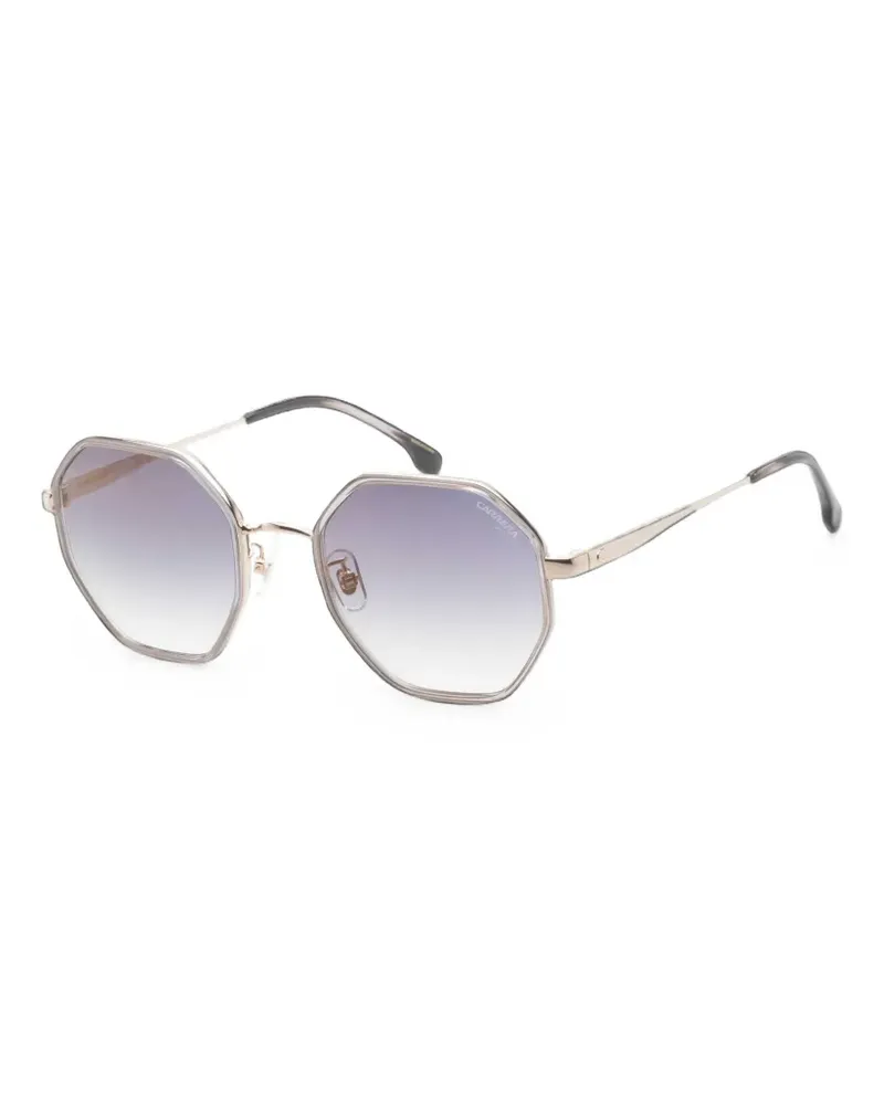 Carrera Sonnenbrille mit geometrischem Gestell - Gold Gold